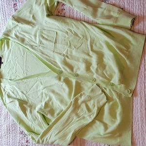 Simons Neon Green Cardigan
